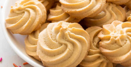Biscoitos amanteigados caseiros