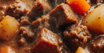 Picadinho de carne com legumes