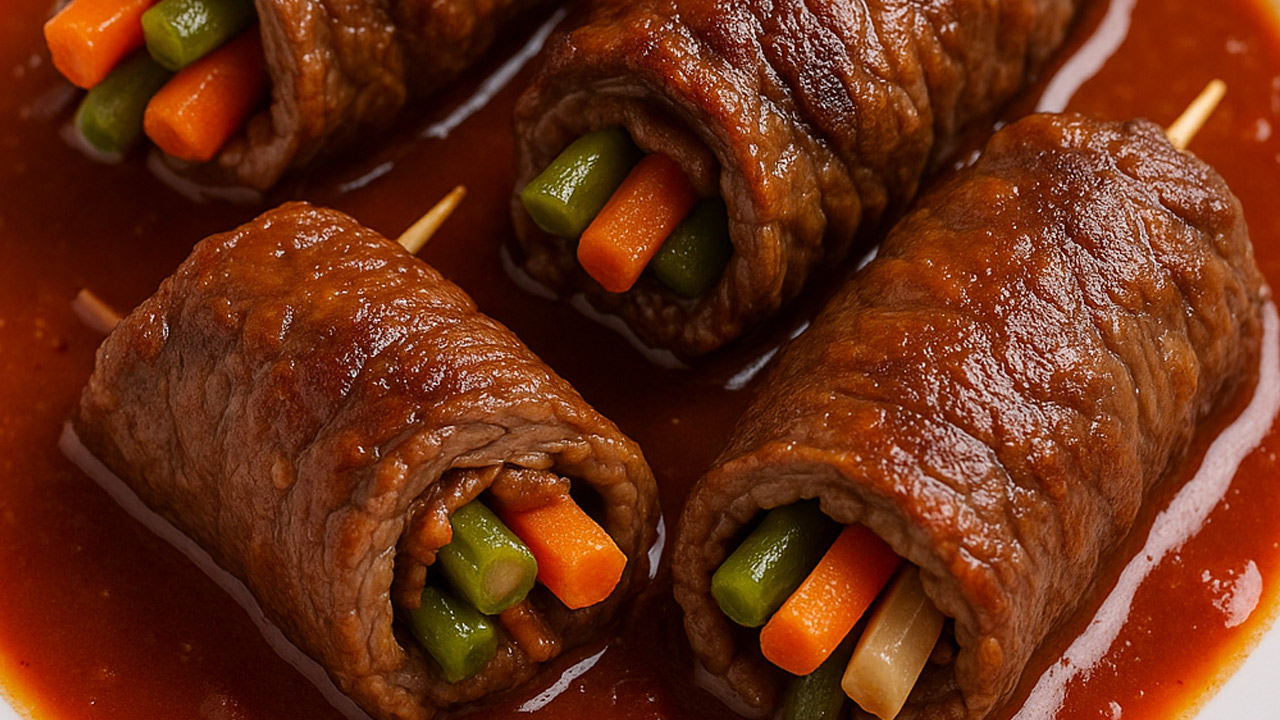 Receita de Bife a Rolê